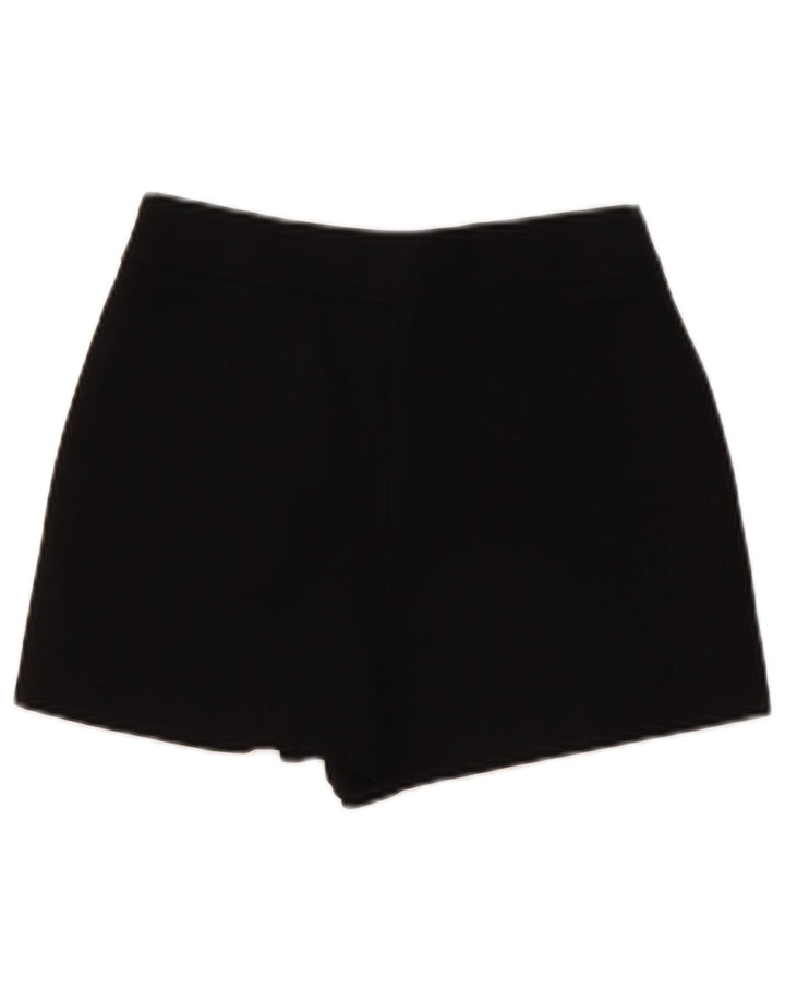 Zara Mujer Falda Pantalón UK 6 XS Negro Poliéster