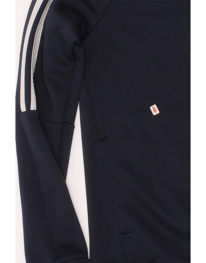 Adidas Chicos Aeroready Chándal Top Chaqueta 11-12 Años Azul Marino Poliéster