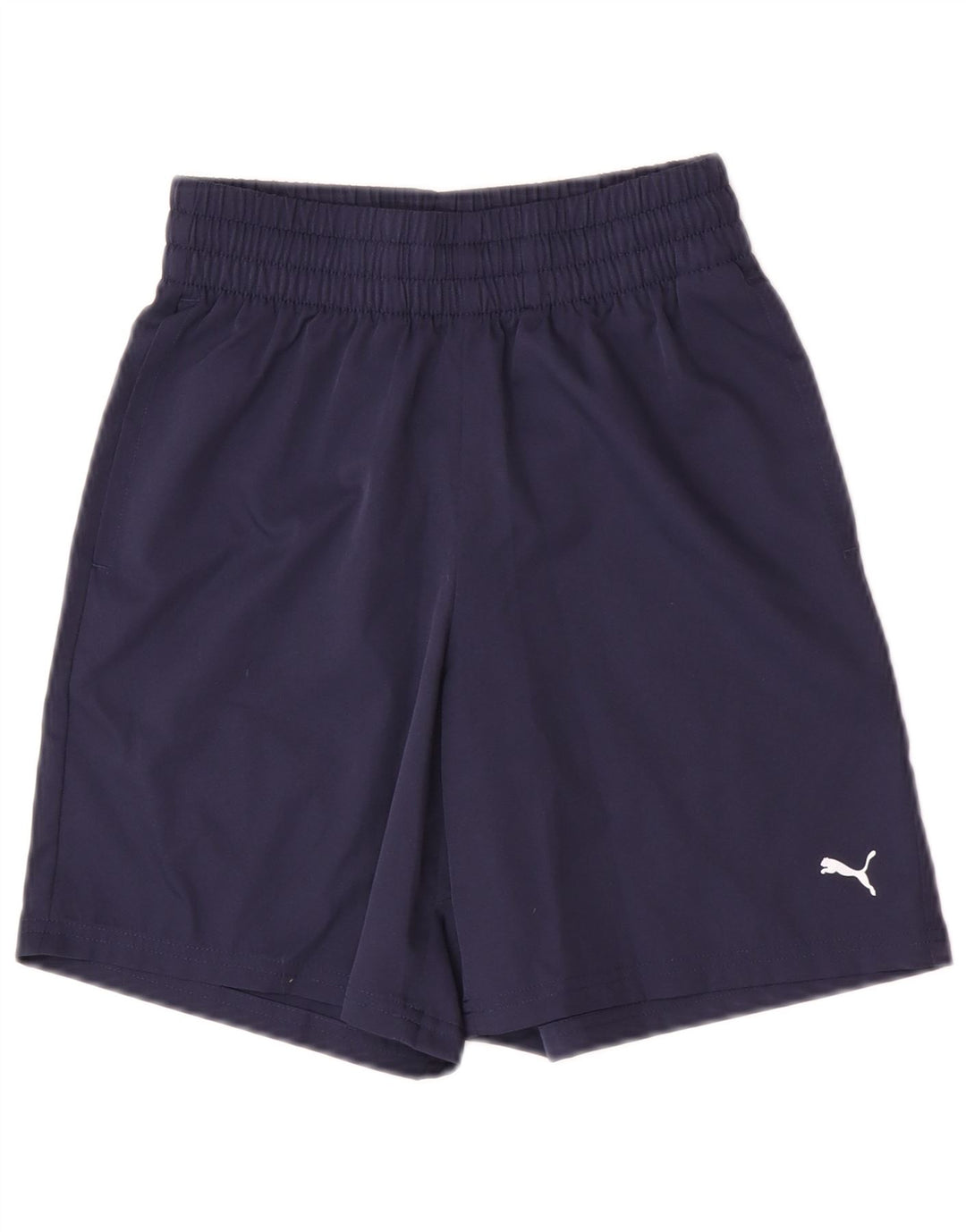 Puma Pantalones cortos deportivos para niños 5-6 años XS Azul marino Poliéster