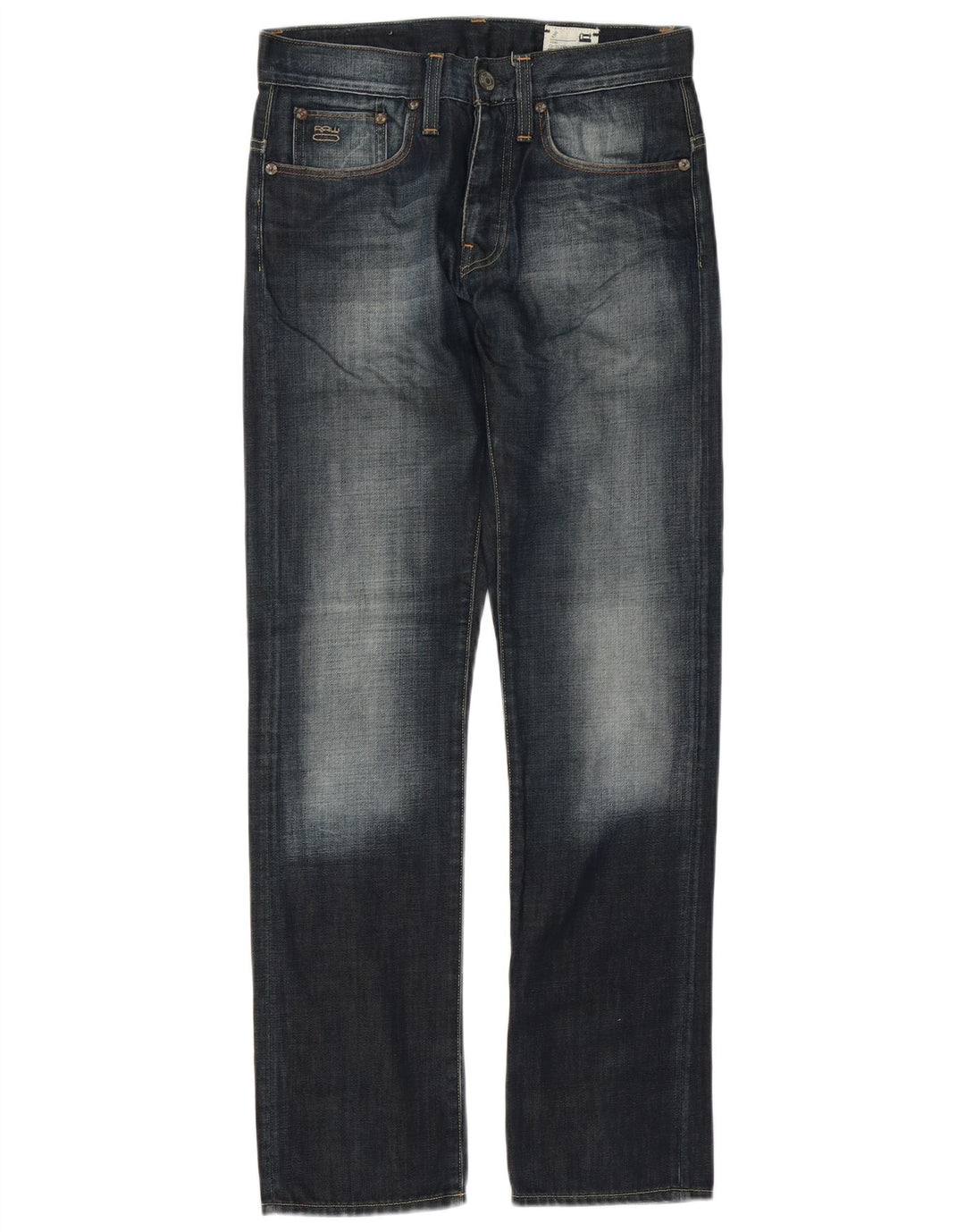 Vaqueros rectos para hombre G-Star W30 L32 Algodón azul marino