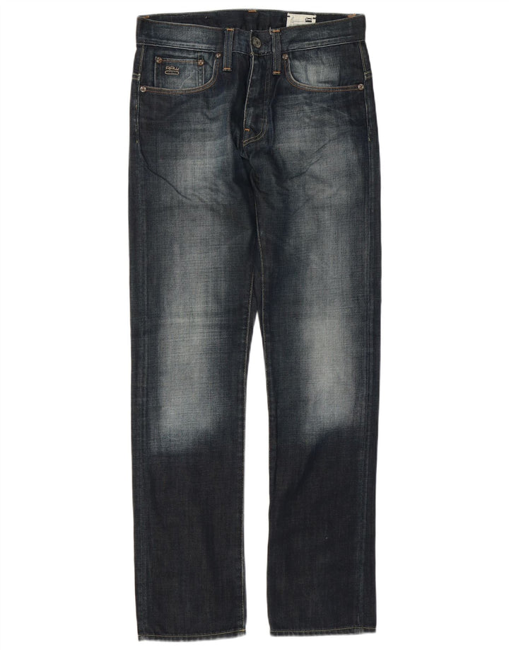 Vaqueros rectos para hombre G-Star W30 L32 Algodón azul marino