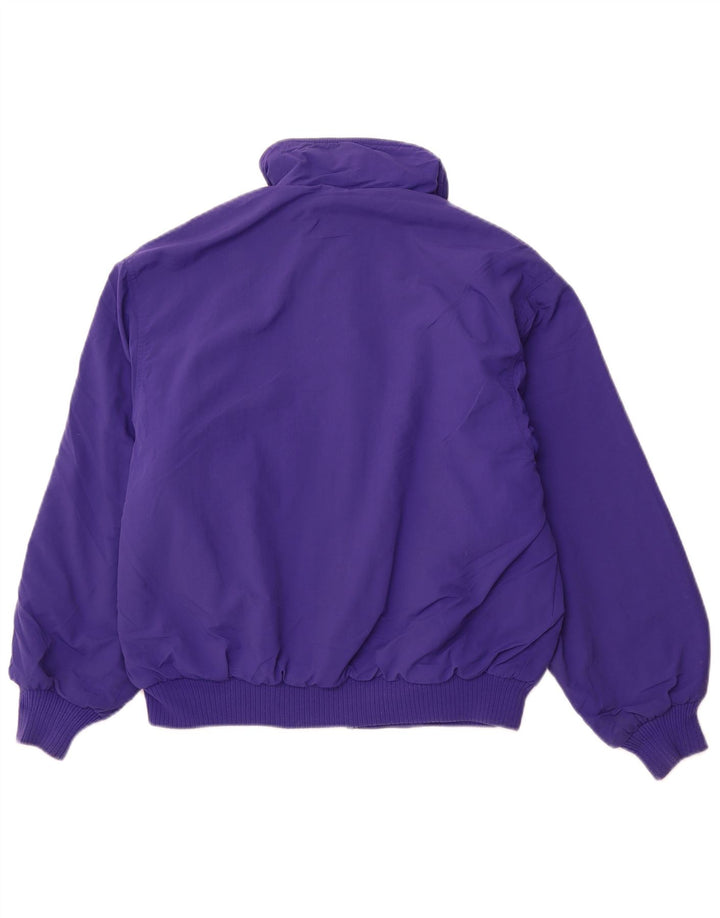 EDDIE BAUER Chaqueta bomber para mujer UK 14 Medium Purple Nylon