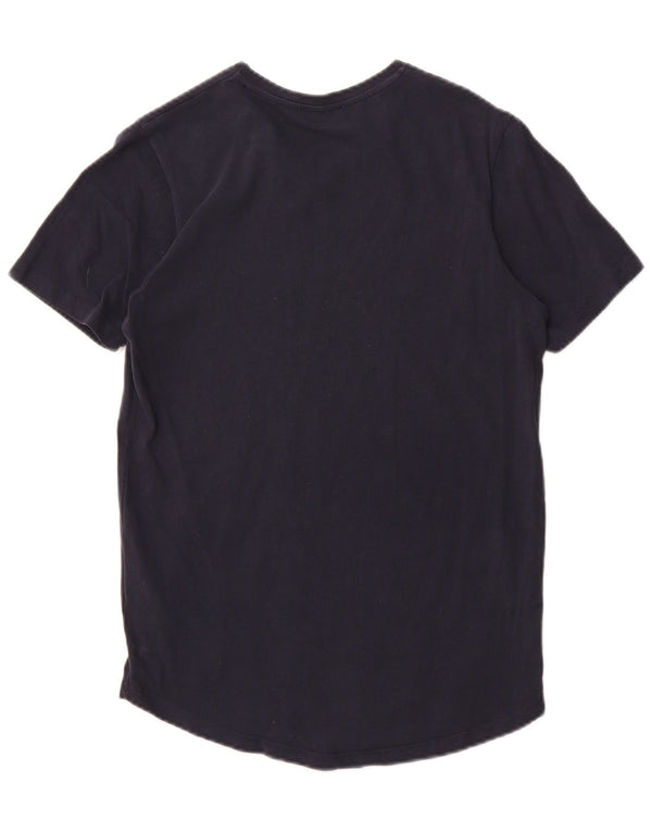 Jack & Jones Hombre Camiseta Top Small Azul Marino Algodón