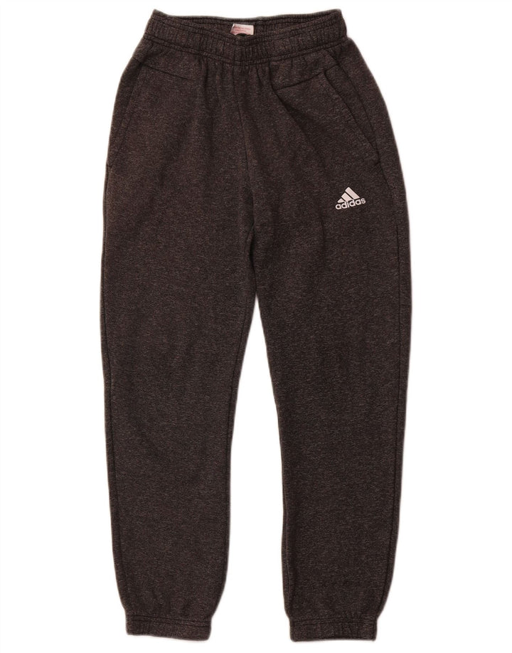 ADIDAS Pantalones de chándal para niña Joggers 11-12 años Algodón moteado gris