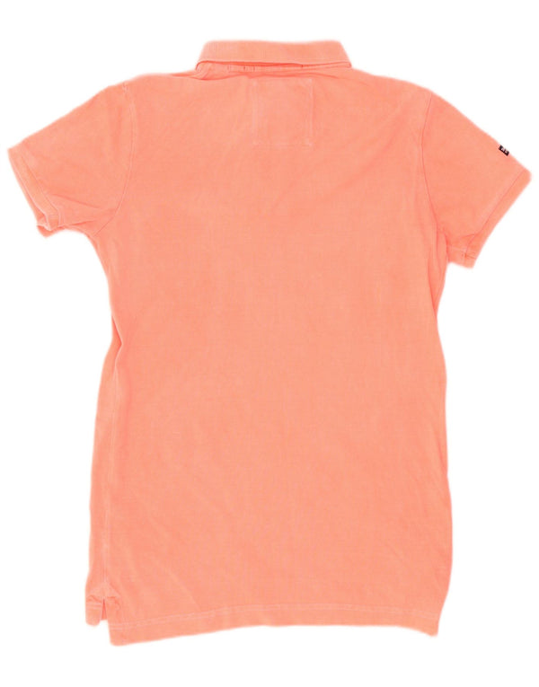 Superdry Polo De Algodón Rosa Medio Para Hombre
