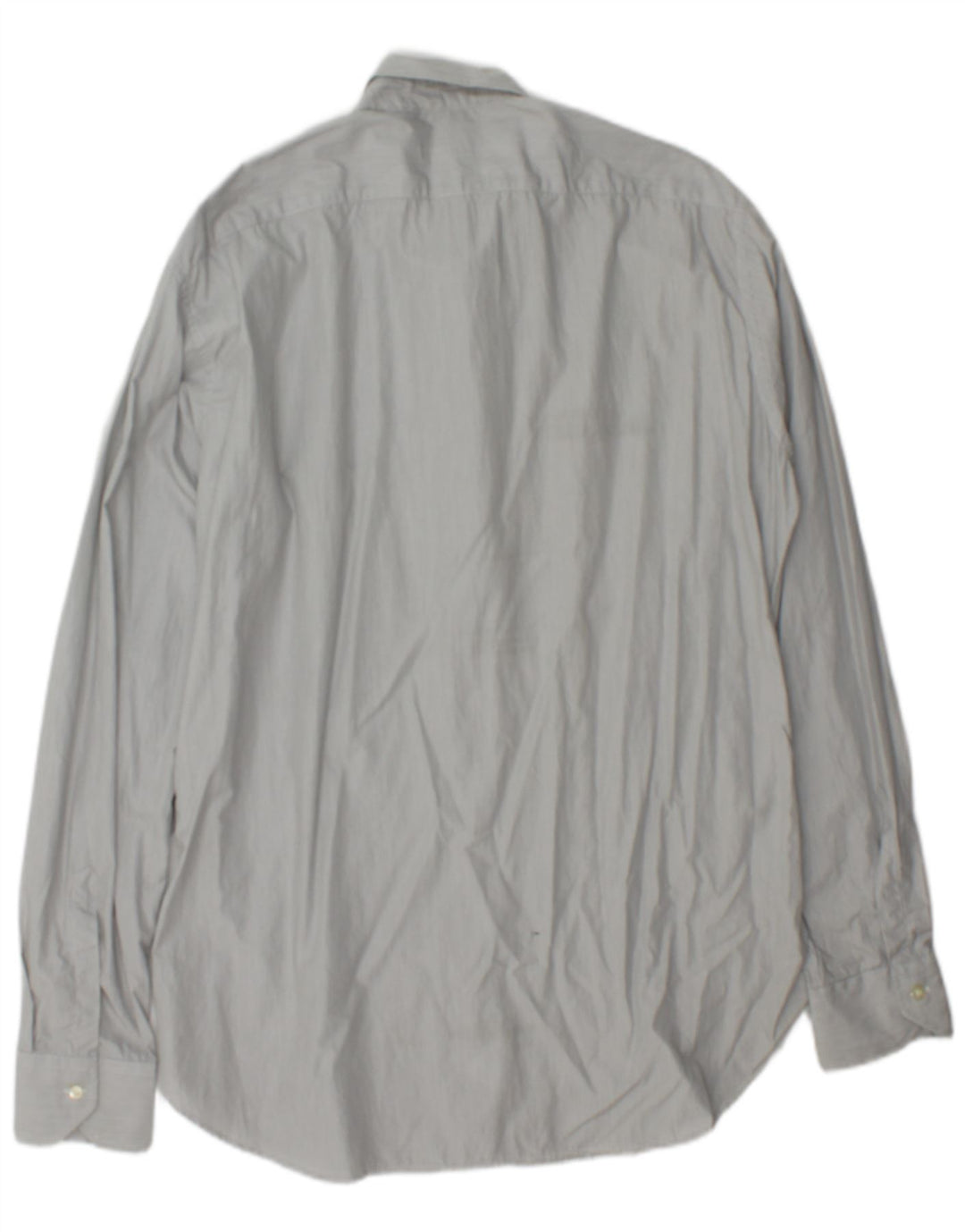 Camisa Etro Hombre Talla 43 XL Algodón Gris Rayas