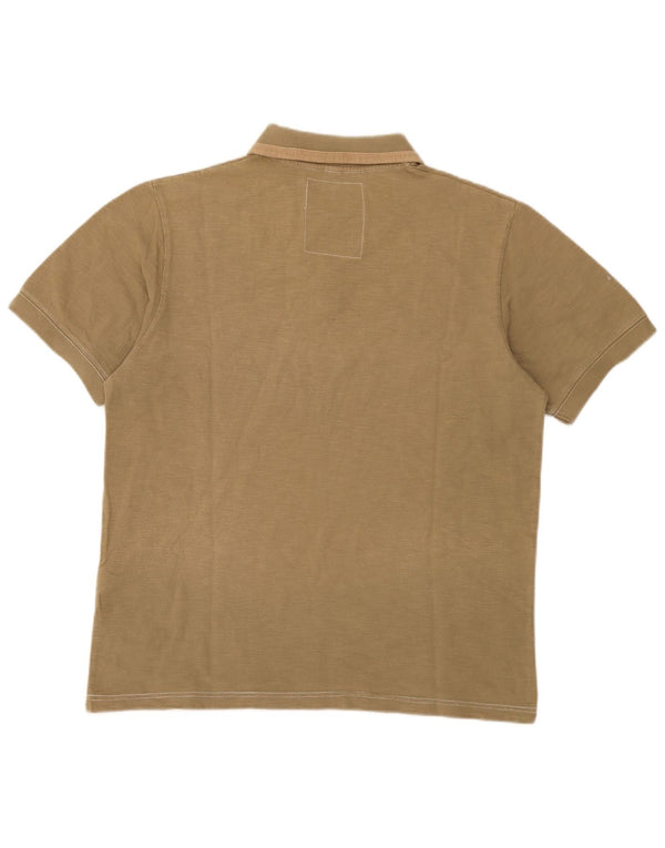 Napapijri Polo Hombre XL Caqui Colorblock Algodón