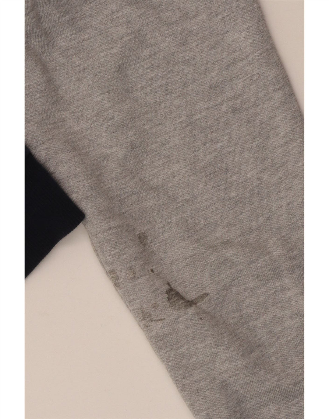 Jersey con capucha y cuello abotonado de algodón gris medio con diseño colour block de Fat Face para hombre