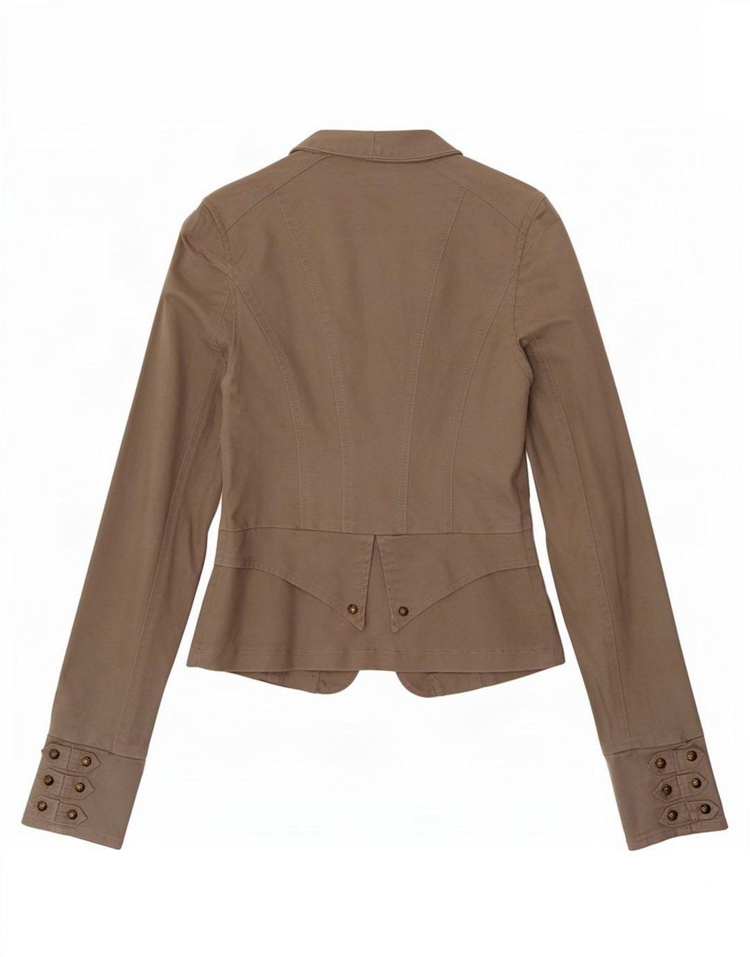 Jane Norman Chaqueta Blazer para Mujer UK 6 XS Algodón Gris