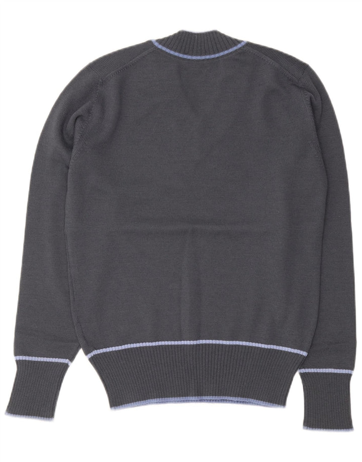 Bleyle Jersey con cuello en V para mujer IT 50 XL Lana gris