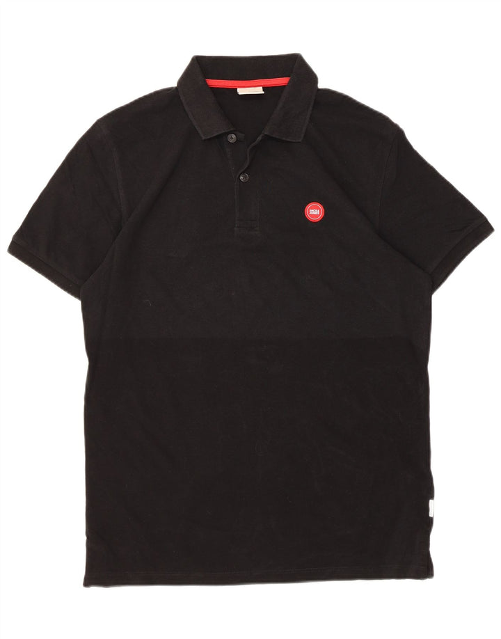 Polo Jack & Jones Hombre Small Algodón Negro