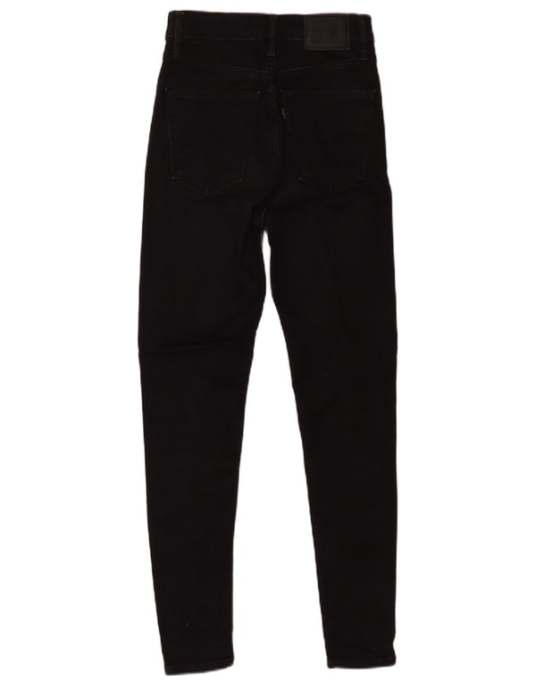 Vaqueros Levi's Mile High Super Skinny para mujer W26 L28 Algodón negro