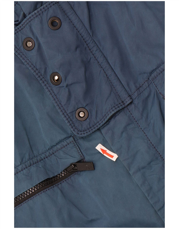 Hugo Boss Chaqueta utilitaria para hombre EU 54 2XL Poliamida azul