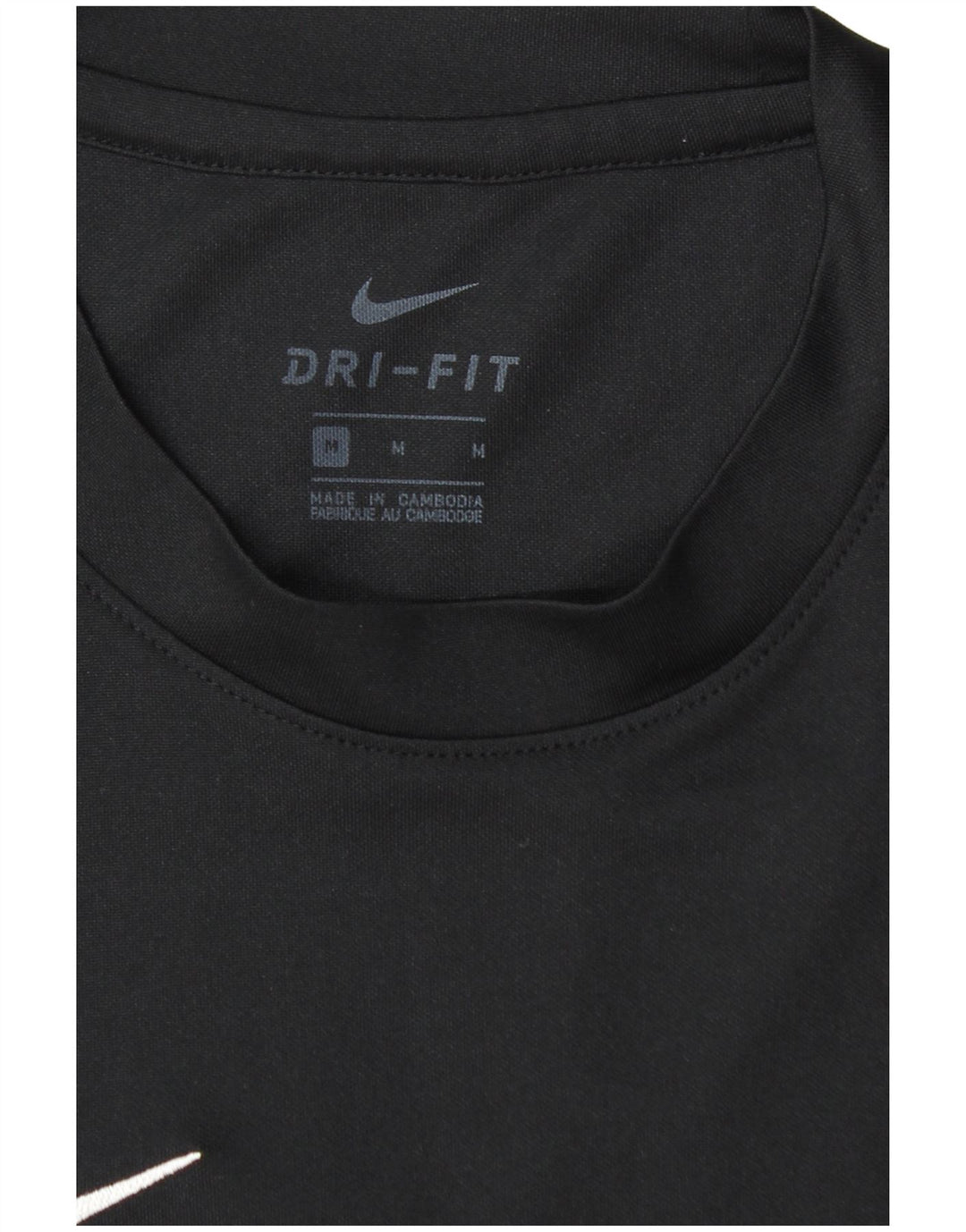NIKE Camiseta Dri Fit para Hombre, Mediana, Negra