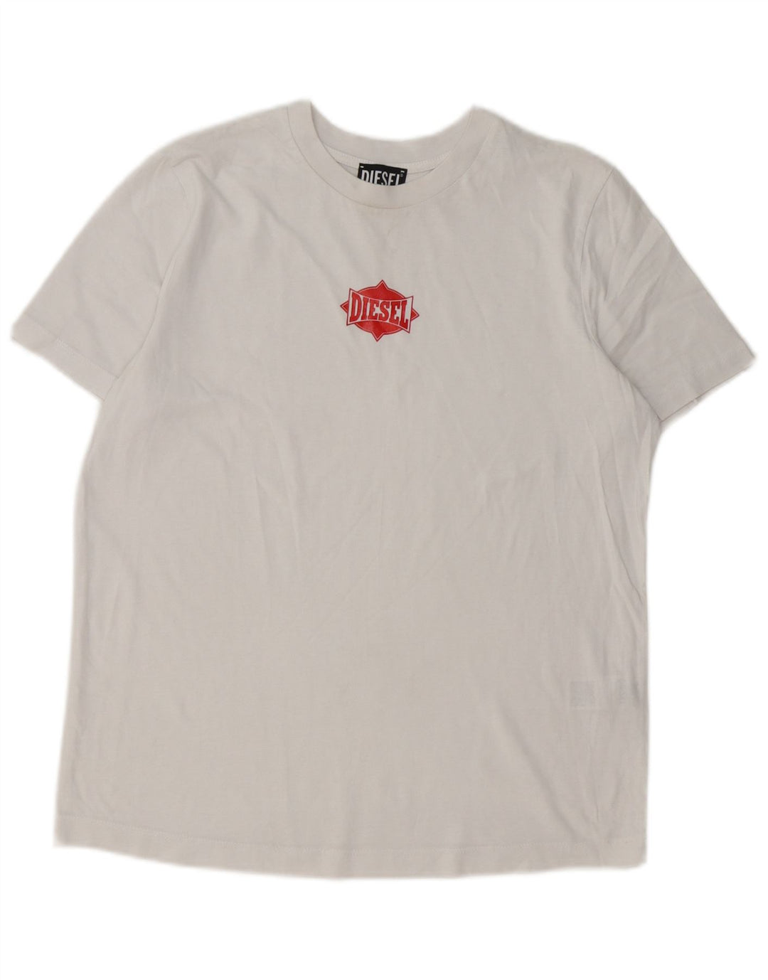 Diesel Camiseta gráfica para niños 13-14 años Grande Blanco