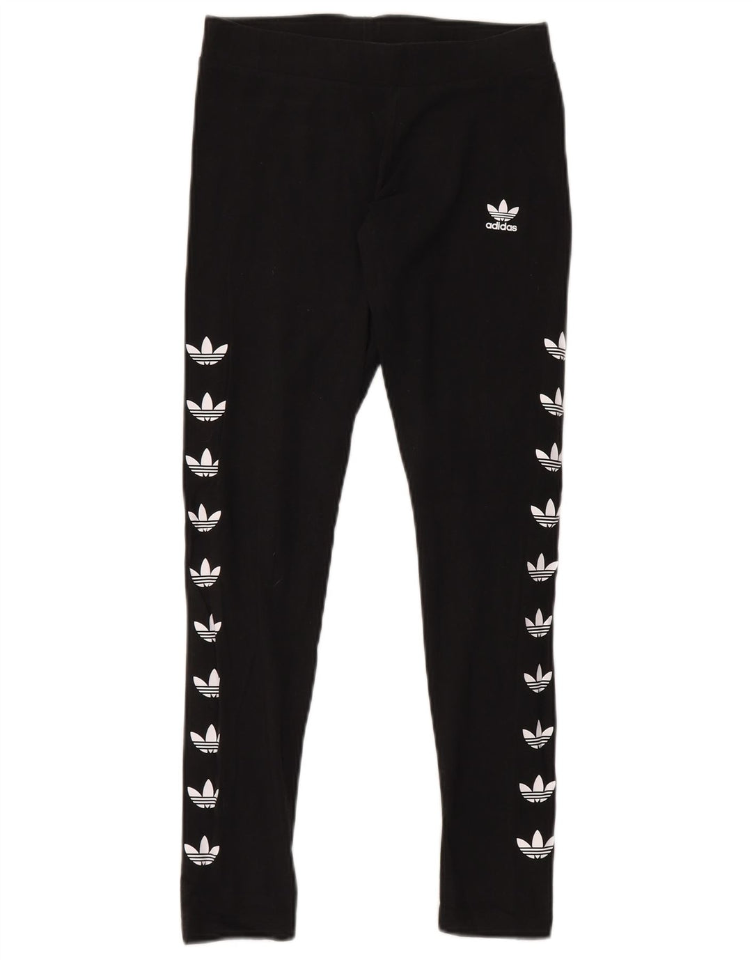 Adidas Leggings gráficos para mujer Reino Unido 12 Algodón negro mediano