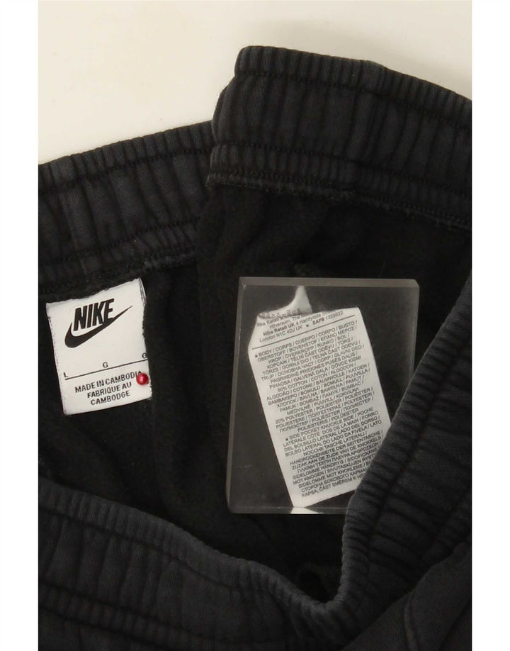 Nike Mujer Pantalones De Chándal Joggers Grande Negro Algodón