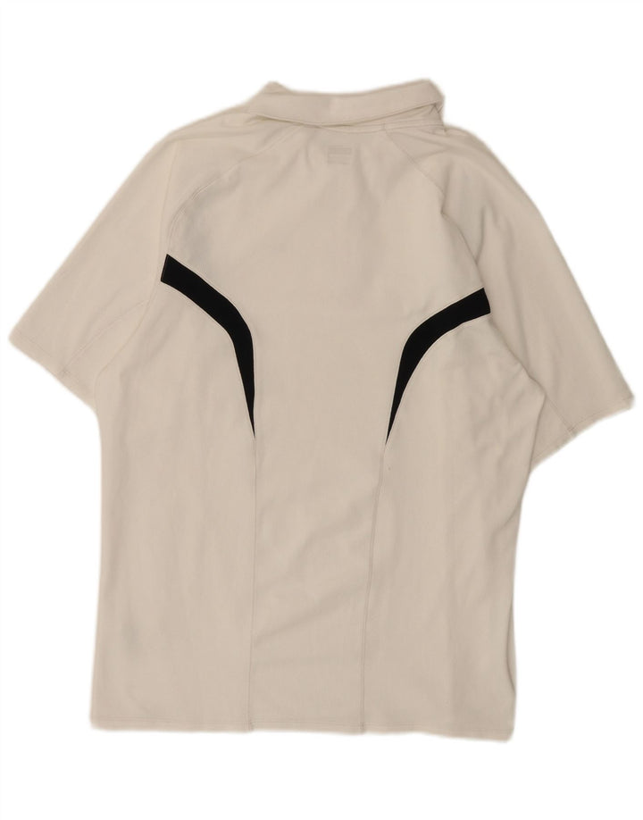 Polo Nike Hombre Grande Blanco Colorblock Poliéster