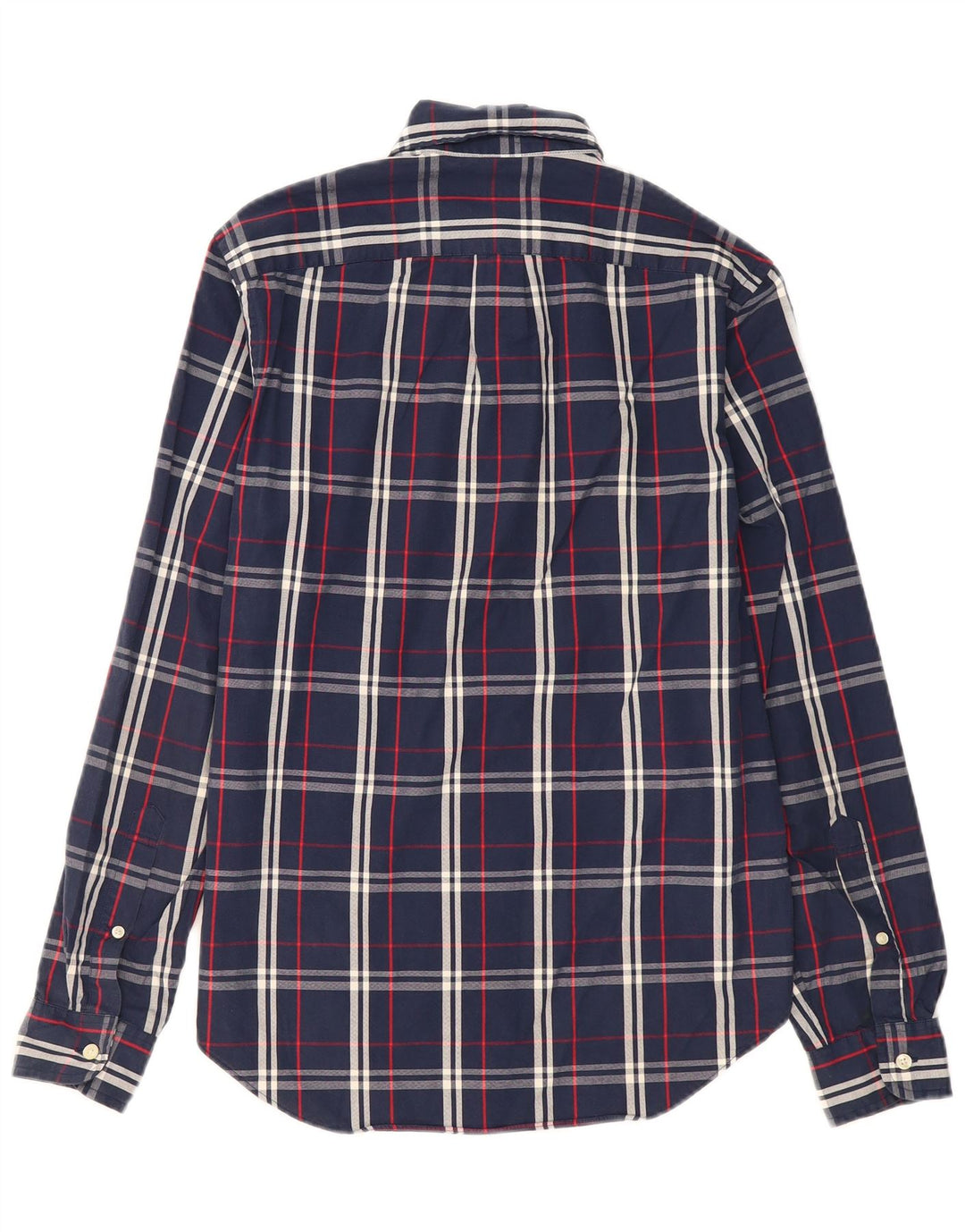 J. Crew Camisa a cuadros para hombre XS Algodón a cuadros azul marino