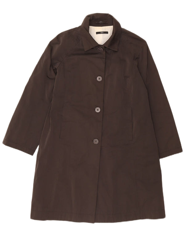 Gabardina Hugo Boss para mujer UK 40 Poliéster gris medio