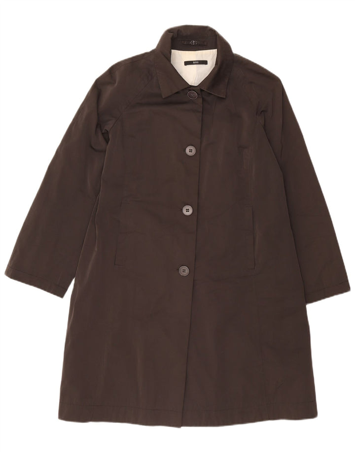 Gabardina Hugo Boss para mujer UK 40 Poliéster gris medio
