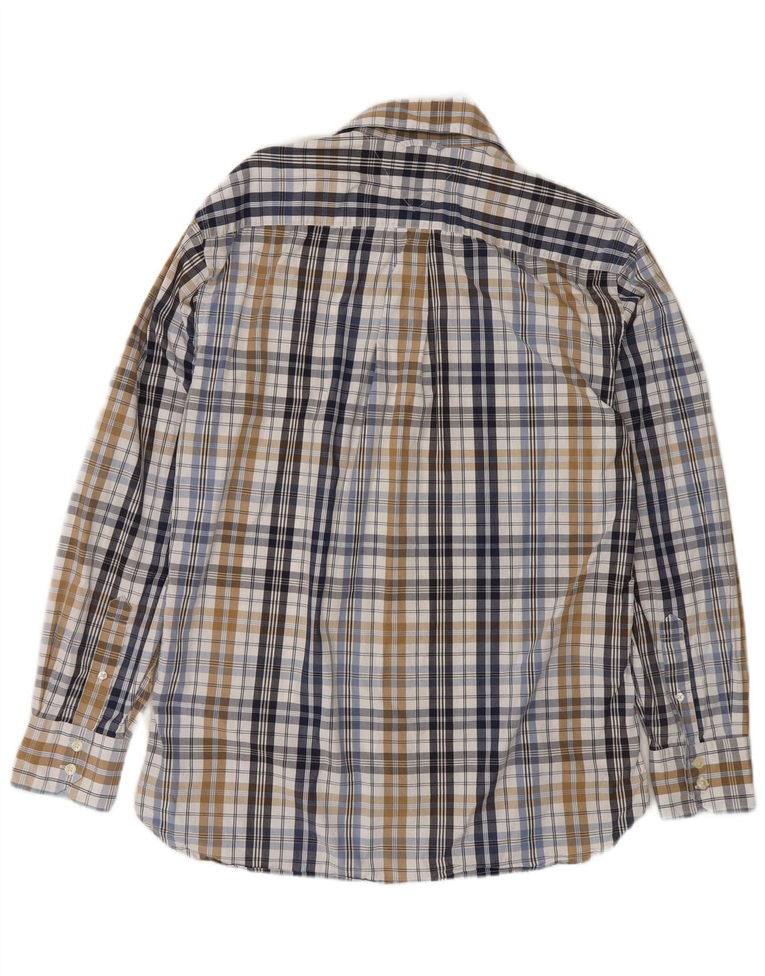 Camisa Tommy Hilfiger Regular Fit de algodón a cuadros multicolor mediano para hombre