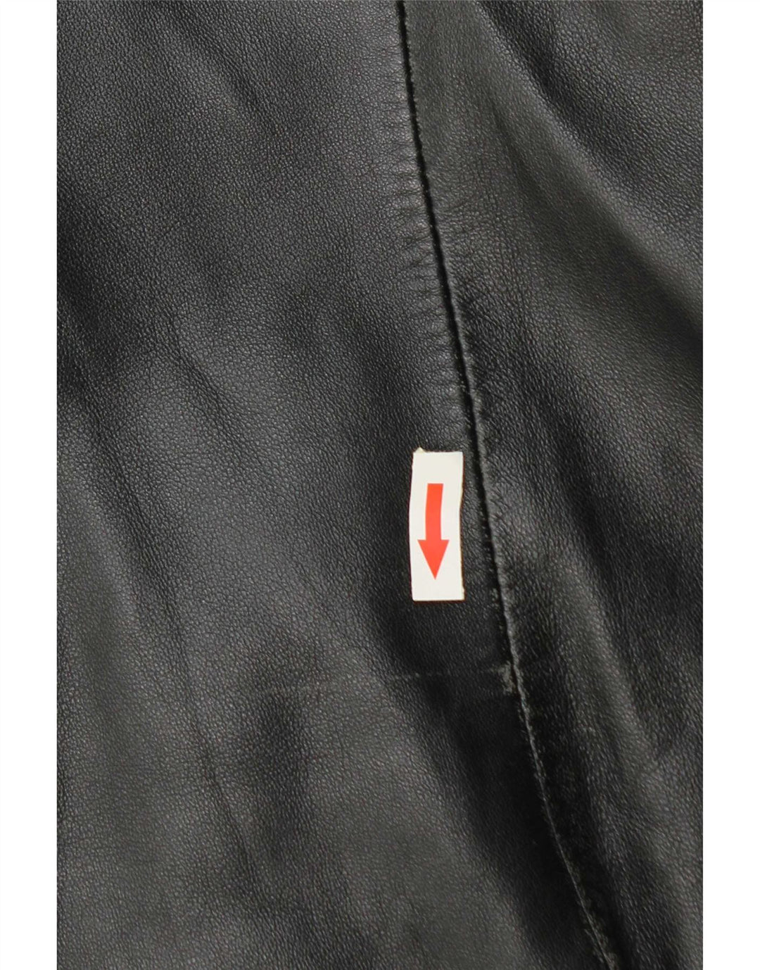 Chaqueta de cuero vintage para mujer IT 50 XL cuero negro