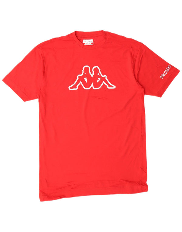 KAPPA Camiseta gráfica para niños Top 15-16 años XL Rojo Algodón