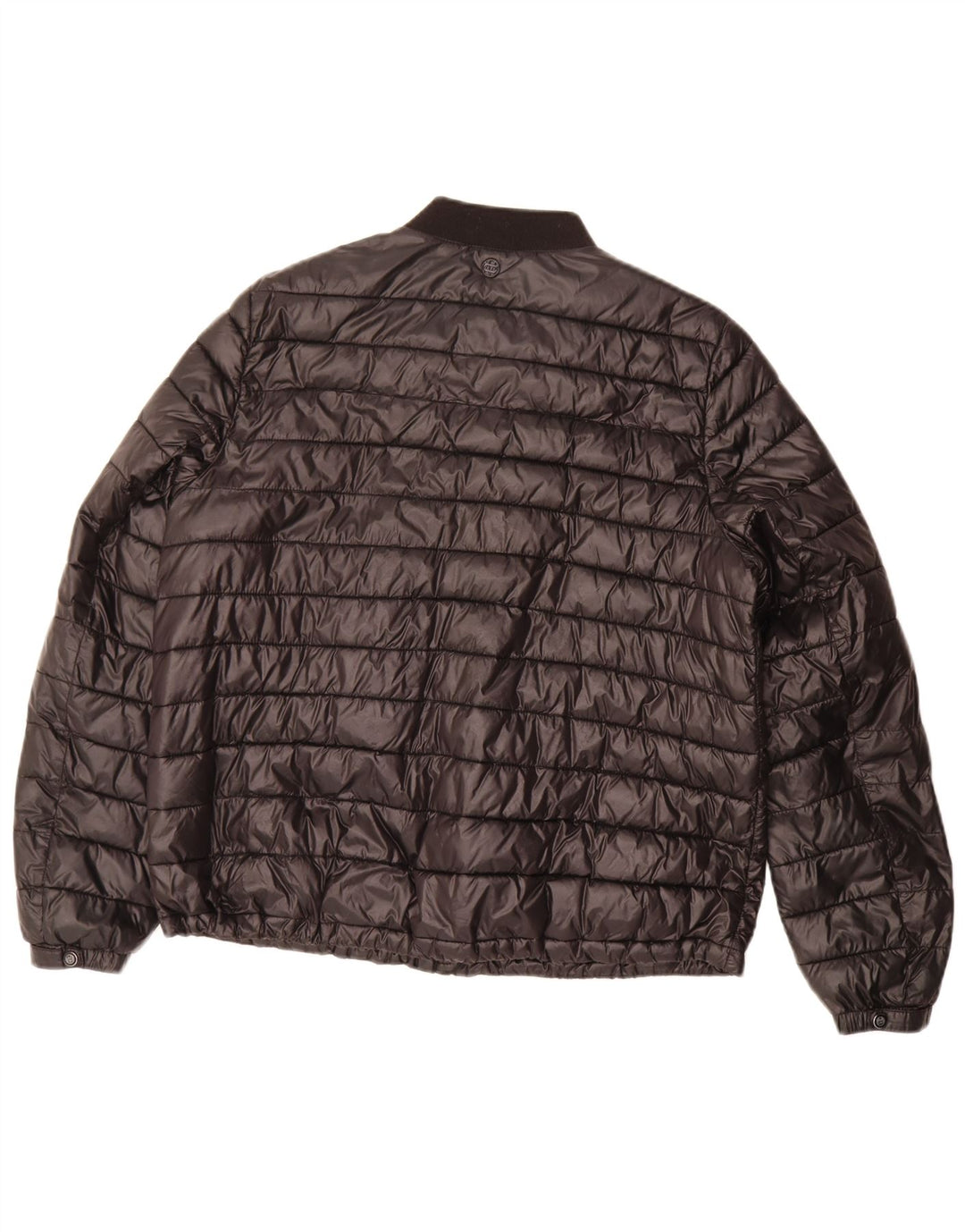Massimo Dutti Chaqueta Acolchada Mujer UK 46 Large Poliéster Negro