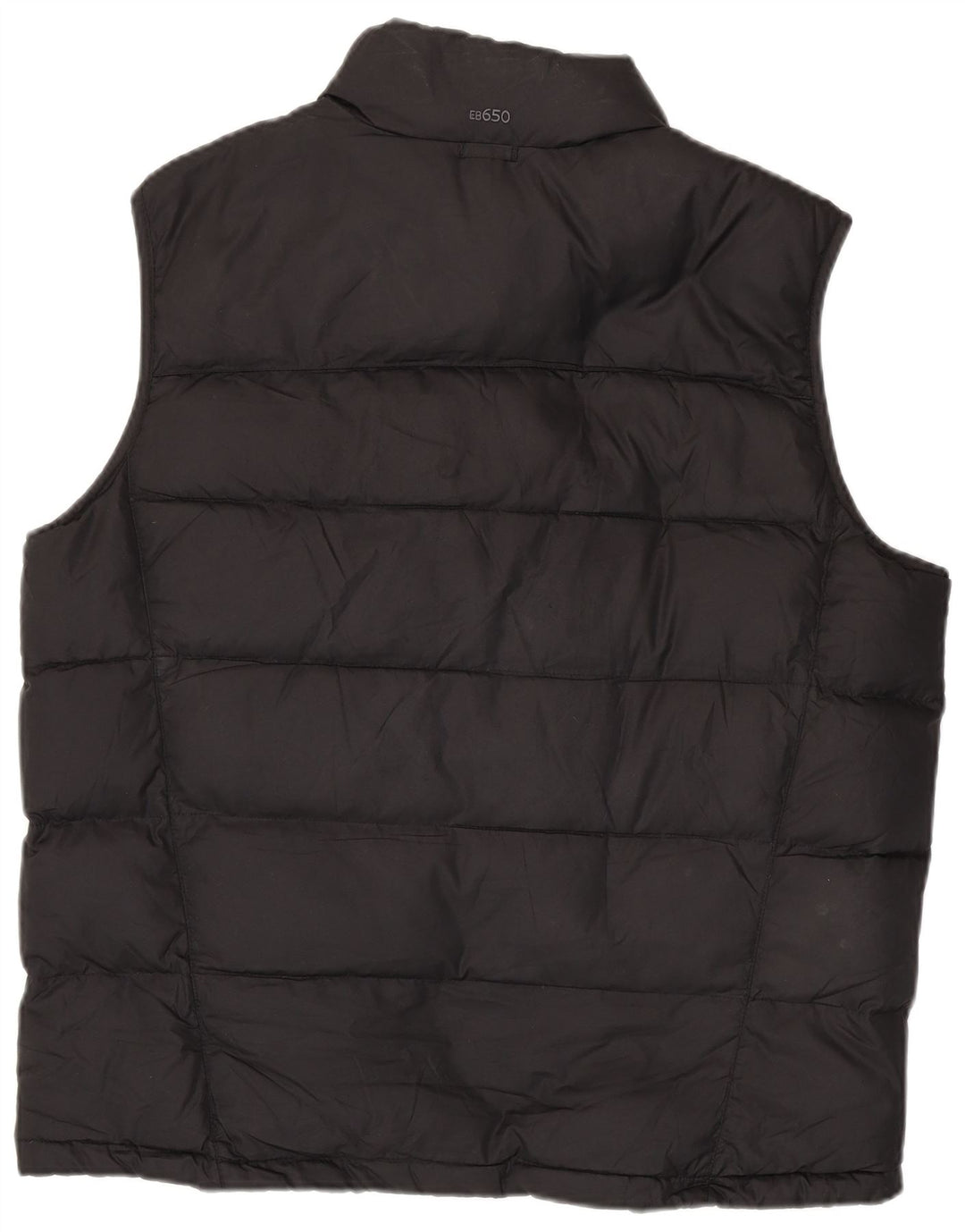 EDDIE BAUER Chaleco acolchado para hombre UK 40 Grande Poliéster negro