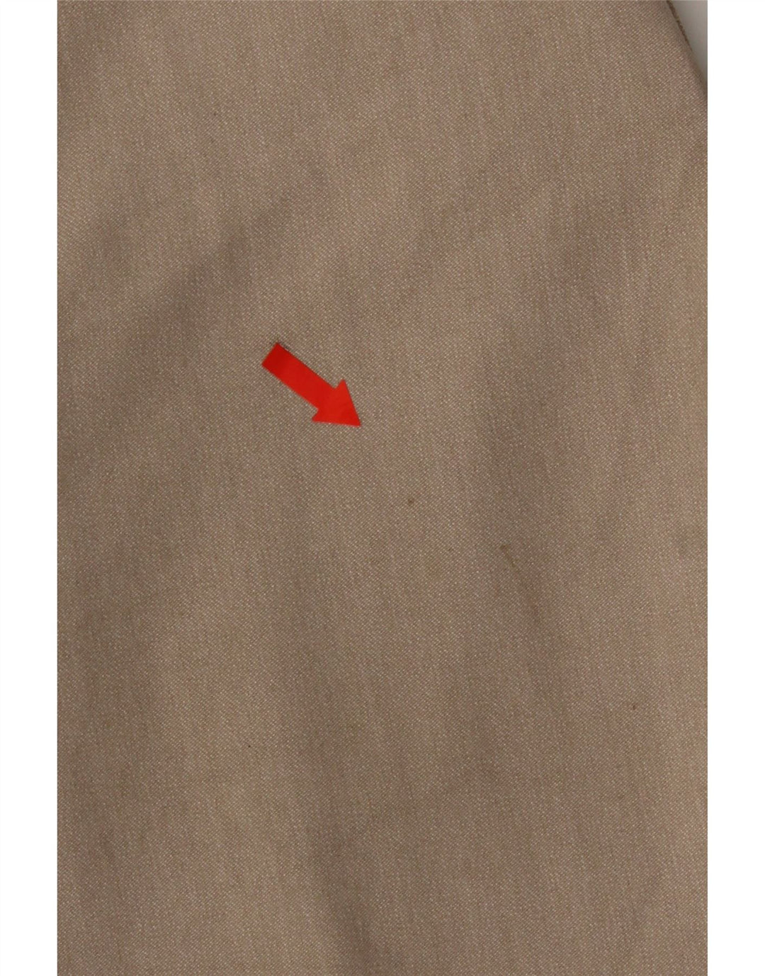 Zara Mens Slim Chino Pantalones EU 38 Small W30 L28 Beige Poliéster