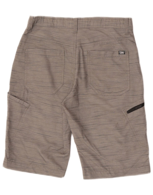 Lee Shorts cargo para niños 11-12 años W27 Poliéster moteado gris