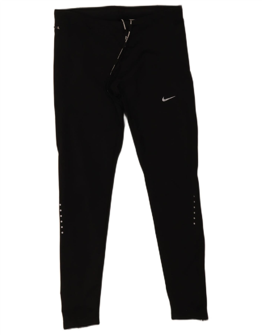 Nike Leggings Dri Fit para mujer UK 12 Mediano Negro Poliéster