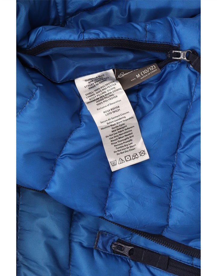Eddie Bauer Chaqueta acolchada con capucha para niños 10-11 años Mediana Azul marino