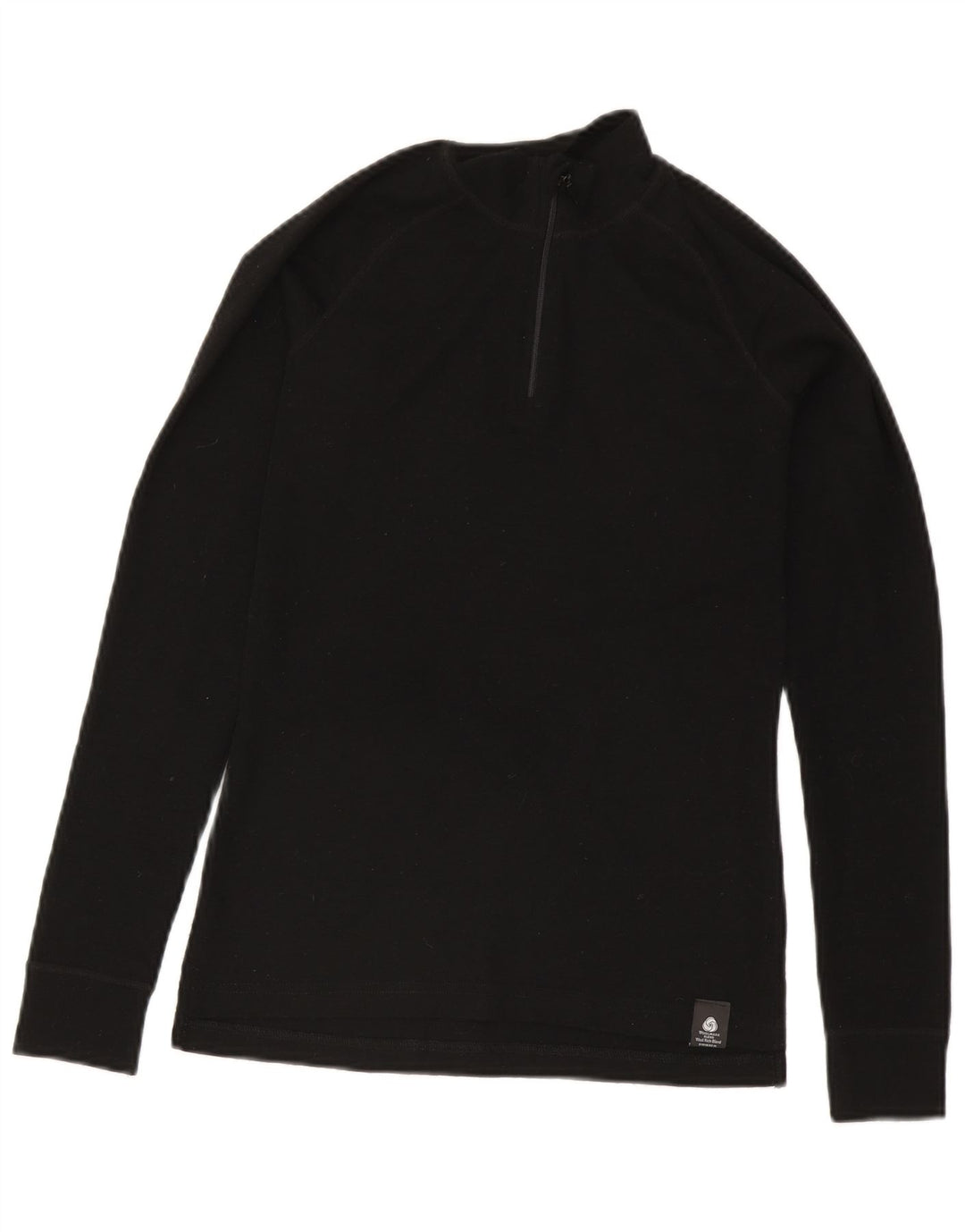 Jersey tipo jersey con cuello y cremallera para mujer de Mountain Warehouse UK 40 Small Lana negra