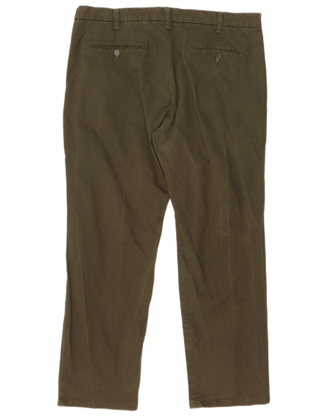 Marks & Spencer Pantalones chinos rectos de corte regular para hombre W38 L29 Caqui