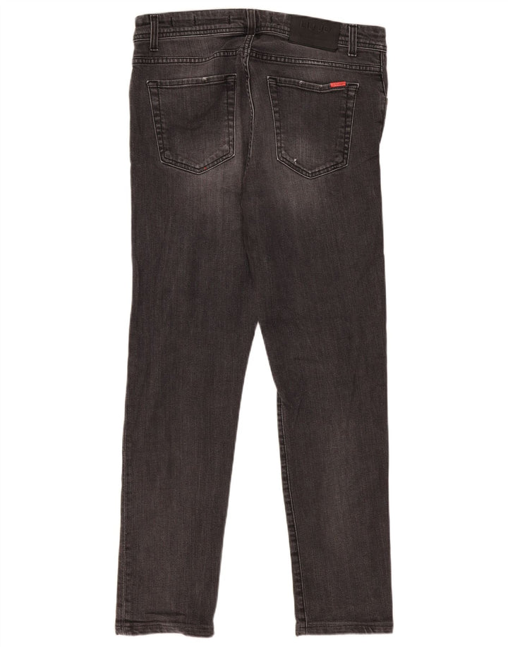 Liu Jo Vaqueros ajustados regulares para hombre W35 L30 Algodón gris