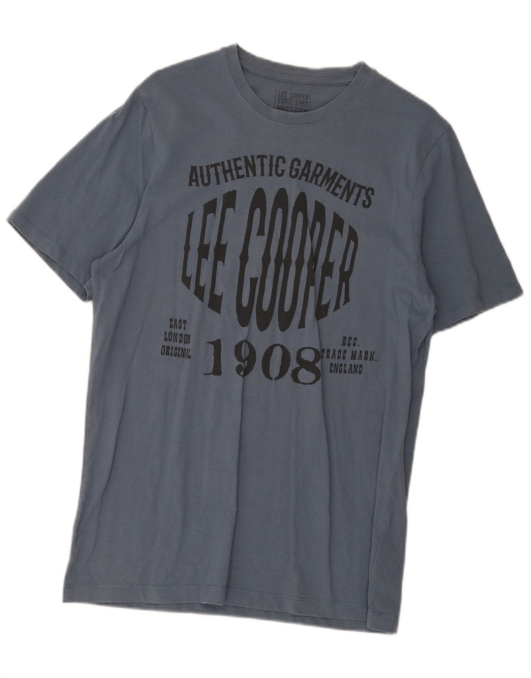 Lee Cooper Camiseta gráfica para hombre Top XL Algodón azul