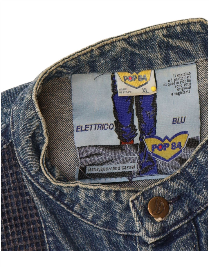 POP 84 Chaqueta vaquera para hombre ES 42 XL Algodón azul