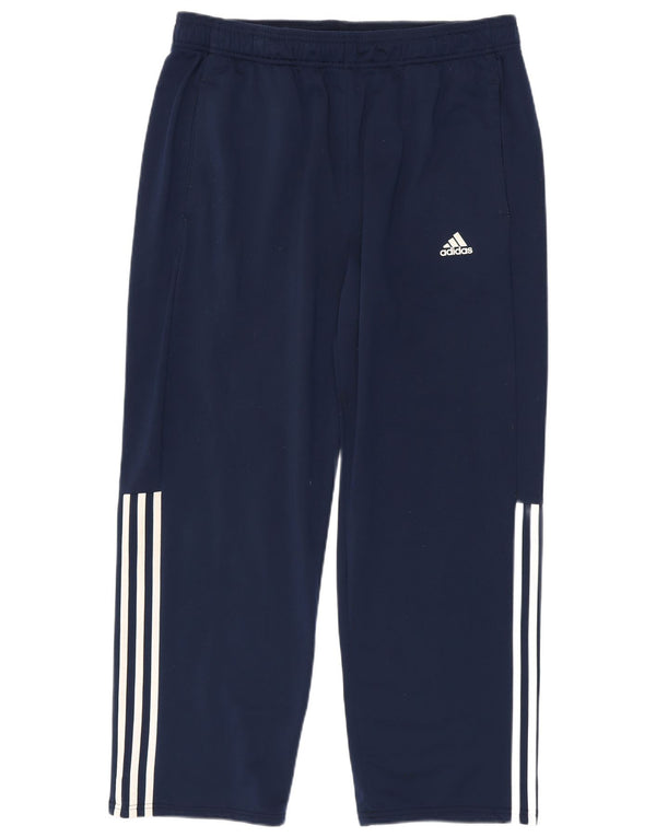 Adidas - Pantalón de chándal para hombre, talla 48/50, XL, azul marino, poliéster