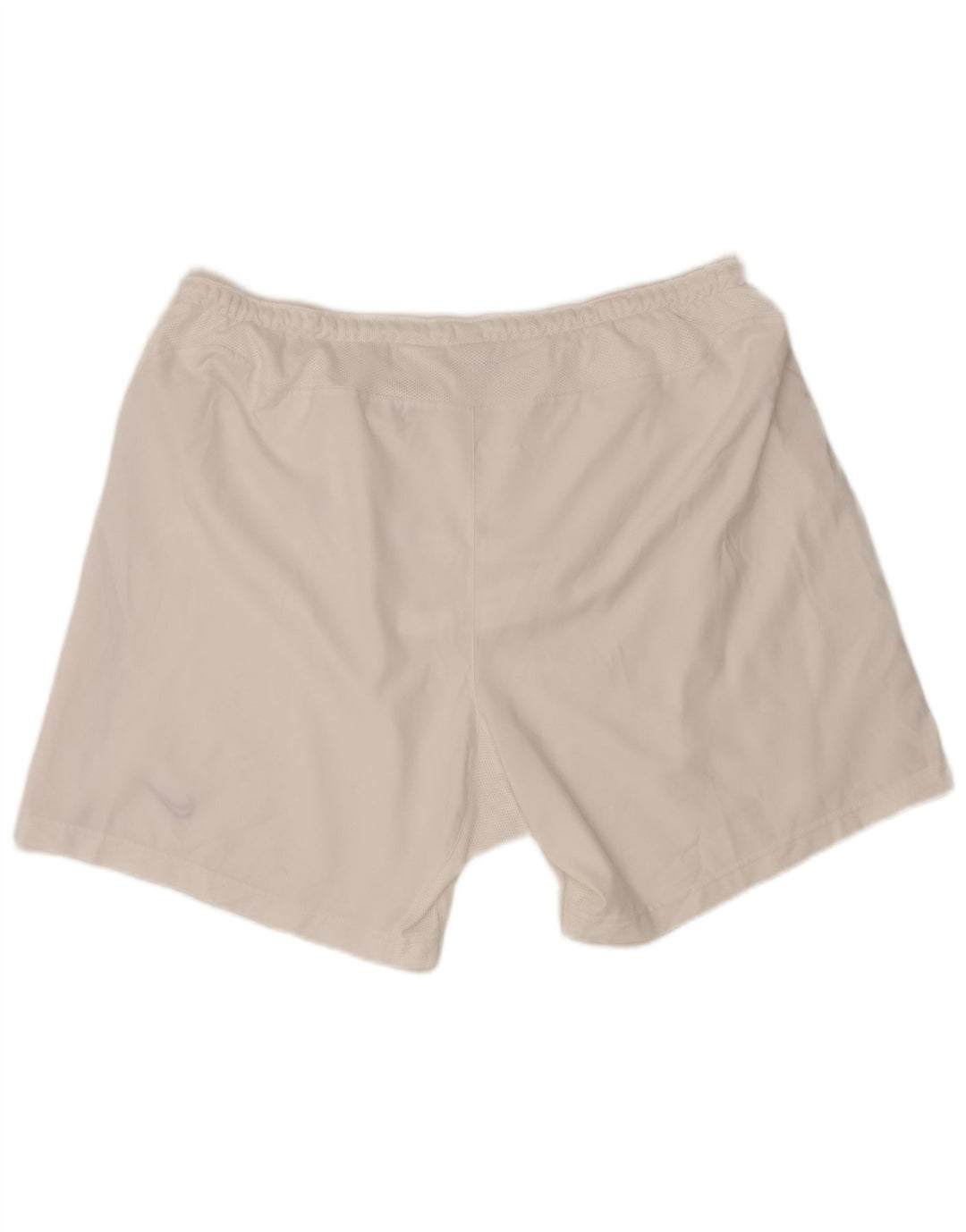 Nike - Pantalones cortos deportivos para hombre, talla 2XL, poliéster blanco