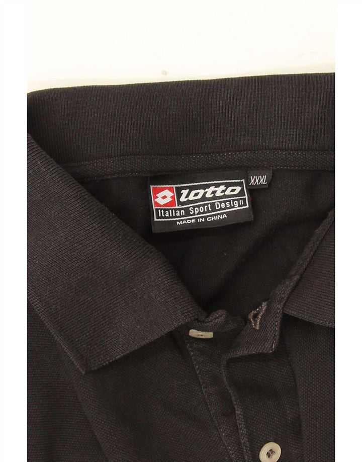 Polo Lotto Hombre 3XL Negro