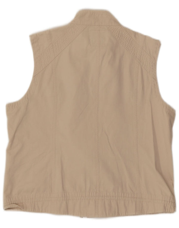 Chaleco Mujer Lerros IT 42 Algodón Beige Medio