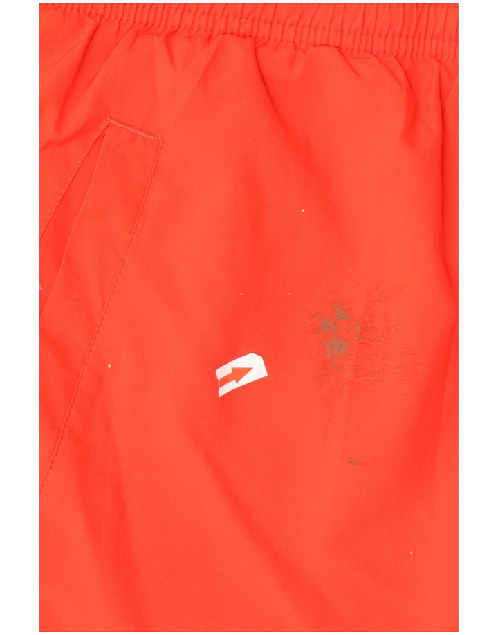 Puma Pantalones cortos deportivos con gráficos para hombre, talla pequeña, rojo