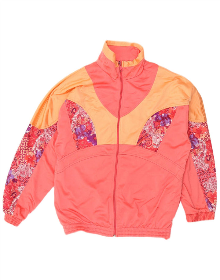 Lotto Chaqueta de chándal para mujer UK 46 Large Pink Colourblock