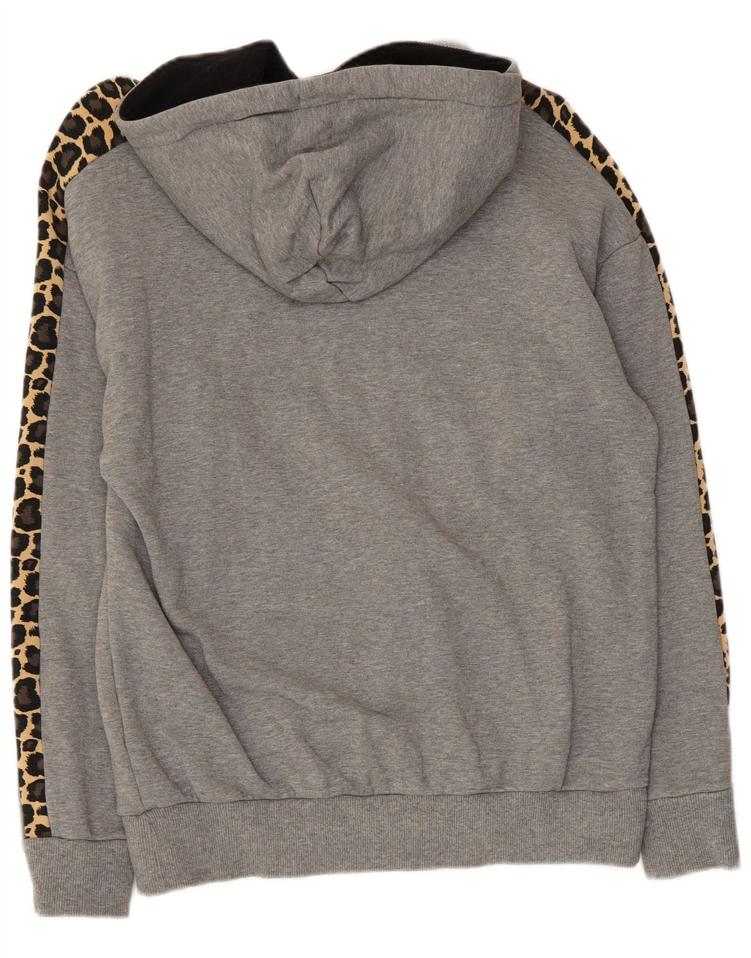 PUMA Jersey con capucha y gráfico extragrande para mujer UK 6 XS Gris estampado animal