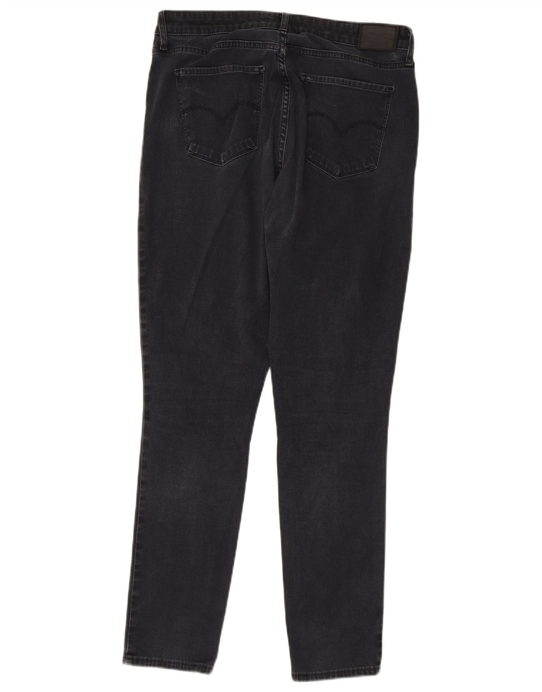 LEVI'S Jeans ajustados de talle alto 721 para mujer W33 L30 Algodón gris