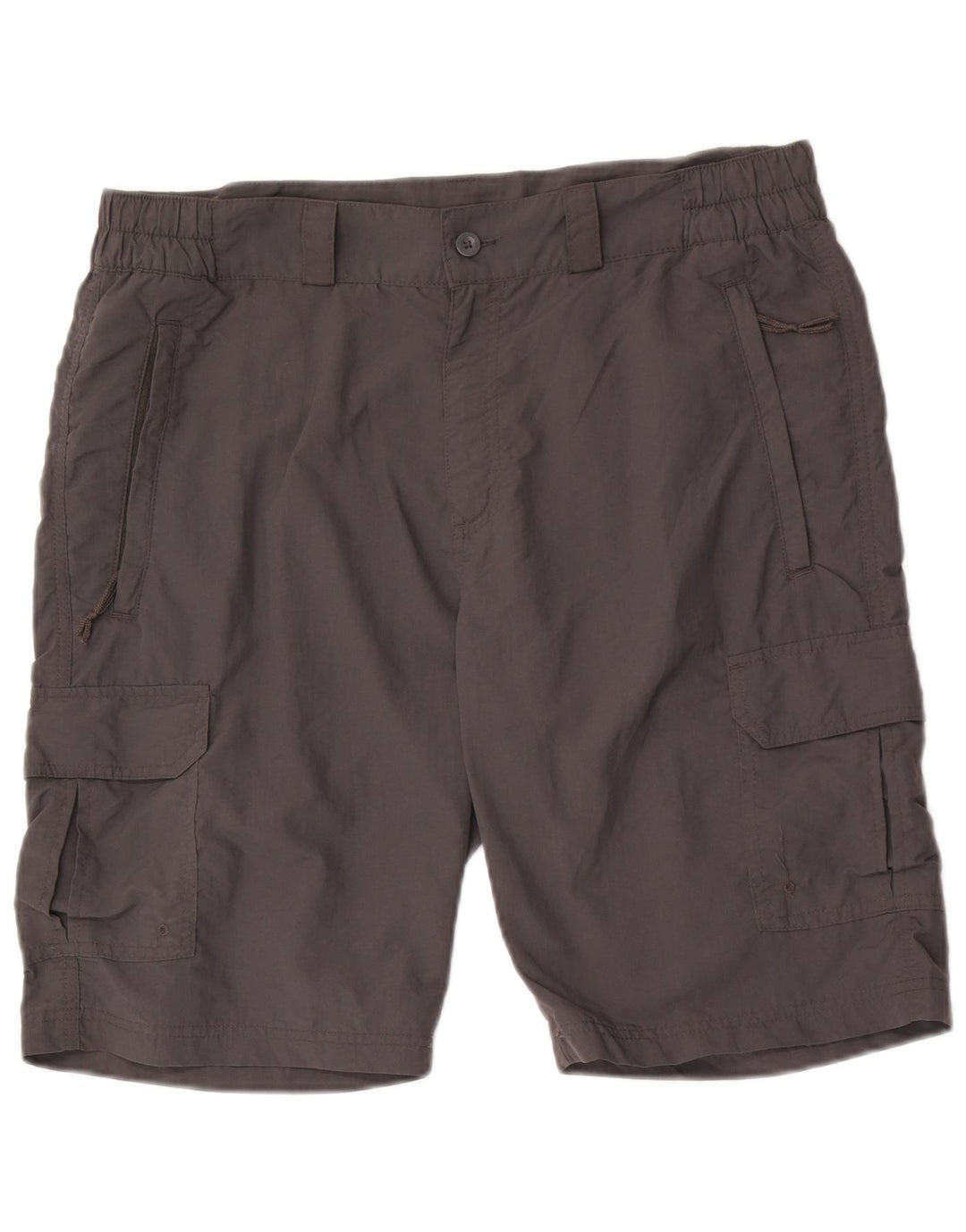 Pantalones cortos tipo cargo para hombre Mountain Warehouse W34 Nylon gris grande