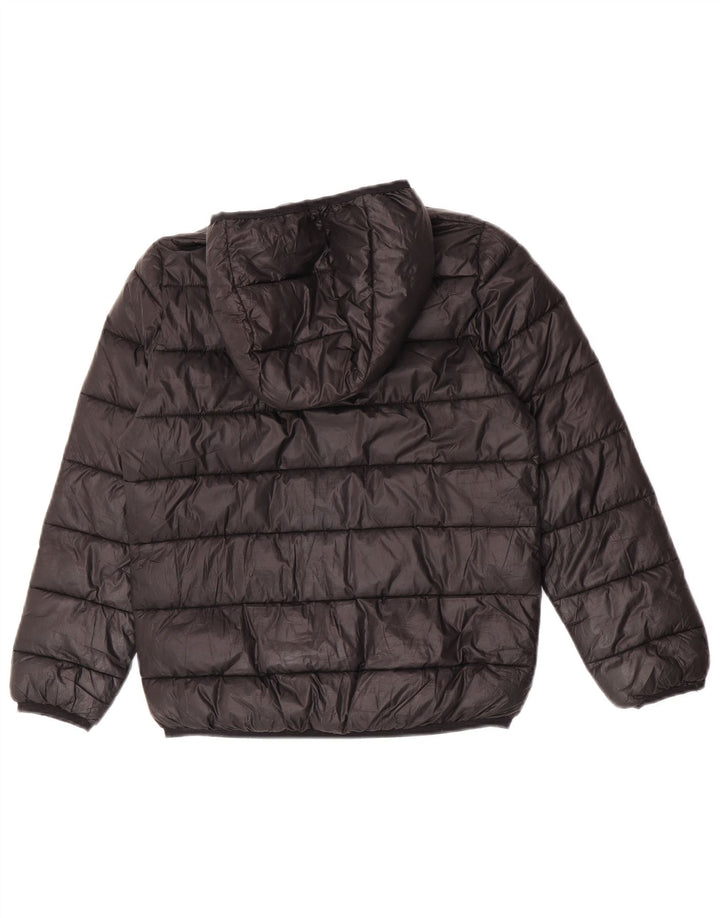 Champion Chaqueta acolchada con capucha para niños 9-10 años Mediana Negro Poliéster