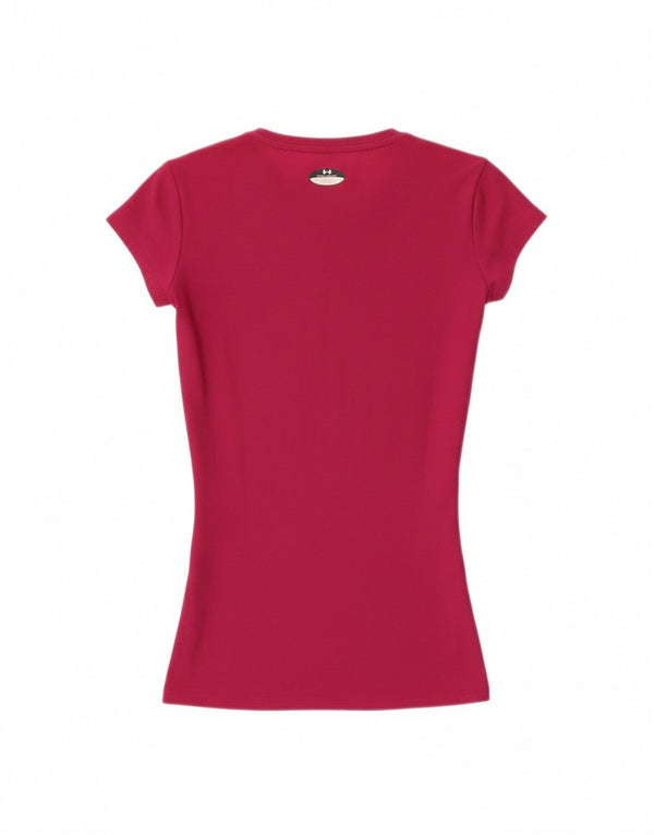 Under Armour Camiseta Mujer Top UK 4 XS Rosa Poliéster Deportes